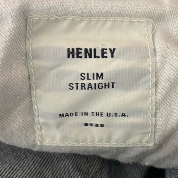 Baldwin Henley Slim Straight Jeans in Porter - Picture 9 of 11